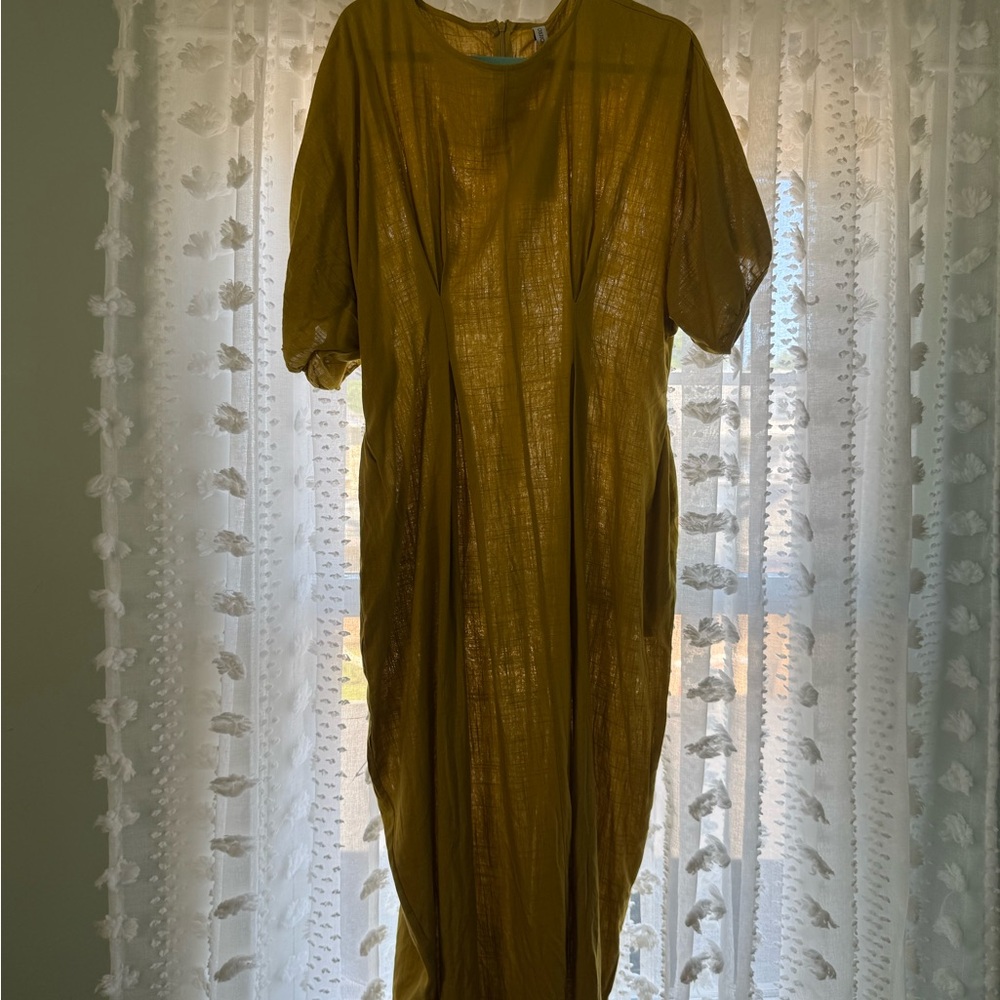 Mustard Midi Dress